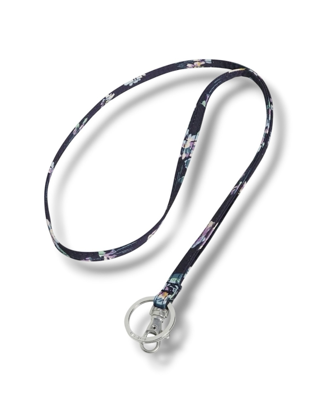 Vera Bradley Women's Performance Twill Lanyard Navy Garden